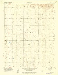Ulysses NE 1959 topographic map thumbnail