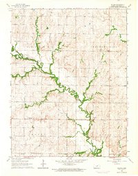 Upland 1963 topographic map thumbnail