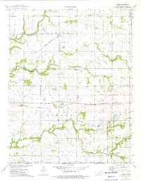 Valeda 1974 topographic map preview