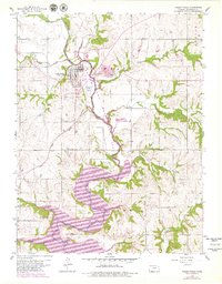 Valley Falls 1959 topographic map thumbnail