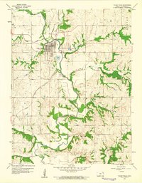 Valley Falls 1959 topographic map thumbnail