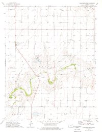 Wagon Bed Spring 1974 topographic map thumbnail
