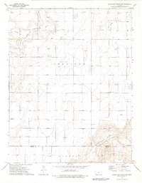 Wagon Bed Spring NW 1974 topographic map thumbnail