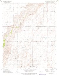 Wagon Bed Spring SW 1974 topographic map thumbnail