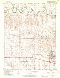 Wa Keeney West topographic map thumbnail