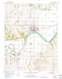 Wamego 1953 topographic map thumbnail