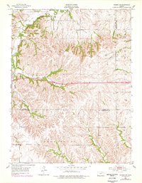 Wamego SW 1953 topographic map thumbnail