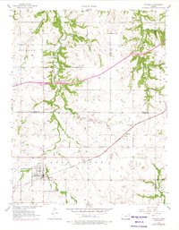 Waverly 1957 topographic map thumbnail