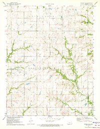 Waverly SE 1971 topographic map thumbnail