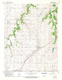 Welda 1966 topographic map preview