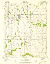 Wellsville 1956 topographic map thumbnail