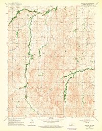 Westfall NW 1964 topographic map thumbnail