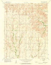 Westfall SW 1957 topographic map thumbnail