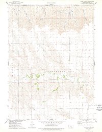 White Canyon 1976 topographic map thumbnail