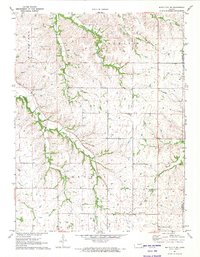 White City NE 1971 topographic map thumbnail