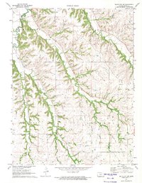 White City NW 1971 topographic map thumbnail