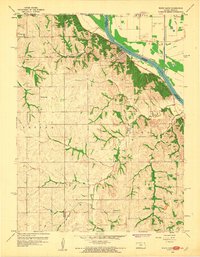 White Cloud 1959 topographic map thumbnail