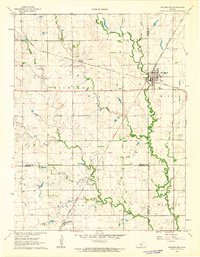 Whitewater 1962 topographic map thumbnail