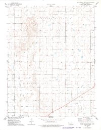 White Woman Bottoms 1976 topographic map thumbnail