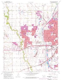 Wichita West 1961 topographic map thumbnail