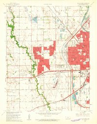 Wichita West 1961 topographic map thumbnail