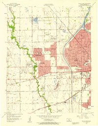Wichita West 1956 topographic map thumbnail