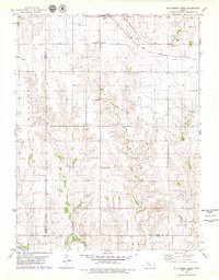 Wild Horse Creek 1979 topographic map thumbnail
