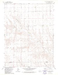 Wild Horse Draw 1979 topographic map thumbnail