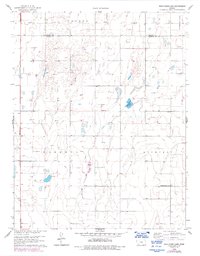 Wild Horse Lake 1959 topographic map thumbnail