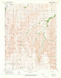 Wilson NE 1964 topographic map thumbnail
