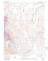 Wilson NW 1964 topographic map thumbnail