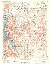 Wilson NW 1964 topographic map thumbnail