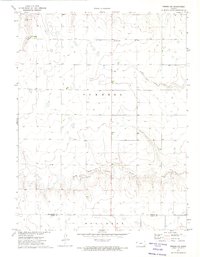 Winona NE 1972 topographic map thumbnail
