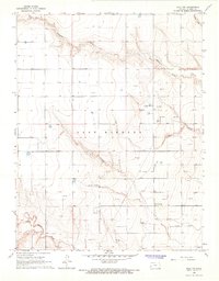 Wolf NW 1965 topographic map thumbnail