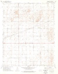 Woods NW 1974 topographic map thumbnail