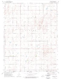 Woods SW 1974 topographic map thumbnail