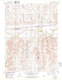 Woodston 1953 topographic map thumbnail