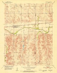 Woodston 1953 topographic map thumbnail