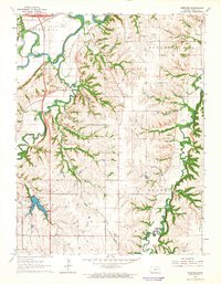 Wreford 1964 topographic map thumbnail