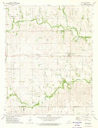 Zenda 1973 topographic map thumbnail