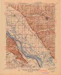 Barry 1944 topographic map preview