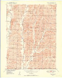 Bucklin NW 1950 topographic map thumbnail