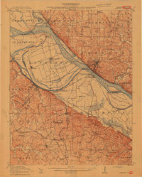 Chester 1915 topographic map preview