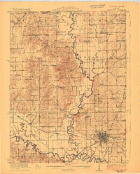 Chillicothe 1923 topographic map thumbnail