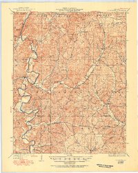 Coldwater 1930 topographic map thumbnail
