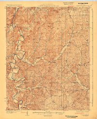 Coldwater 1930 topographic map thumbnail