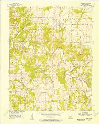 Dadeville 1955 topographic map thumbnail