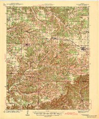 Fordland 1942 topographic map thumbnail