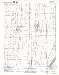 Gideon 1978 topographic map preview