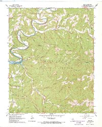 Hilda 1967 topographic map thumbnail
